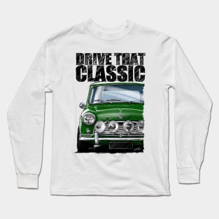 Drive that Classic 1960’s Mini Cooper Long Sleeve T-Shirt